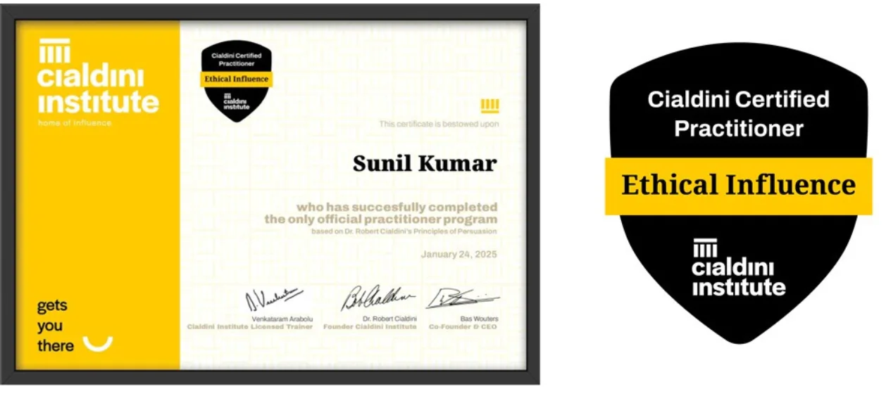 Certificate with Badge